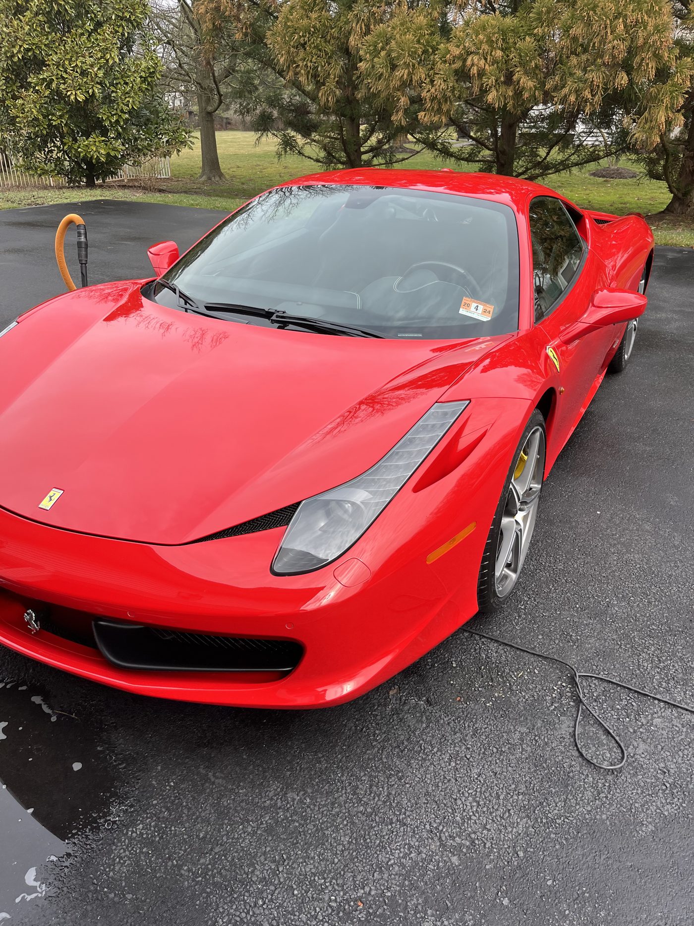 Ferrari 458 Italia — Engine Detail — Stewart's Auto Care LLC South Jersey